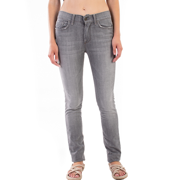 7 FOR ALL MANKIND MEDIUM RISE SKINNY JEANSWOMENS SIZE 27